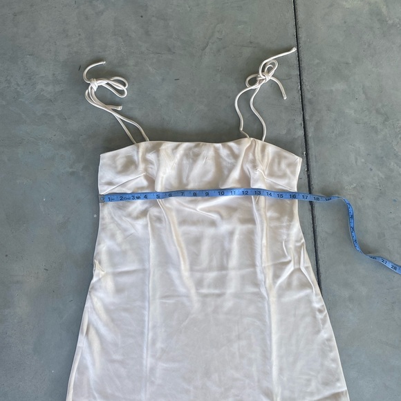❗️SOLD❗️Princess Polly Champagne Silky Slip Mini Dress - Picture 10 of 15